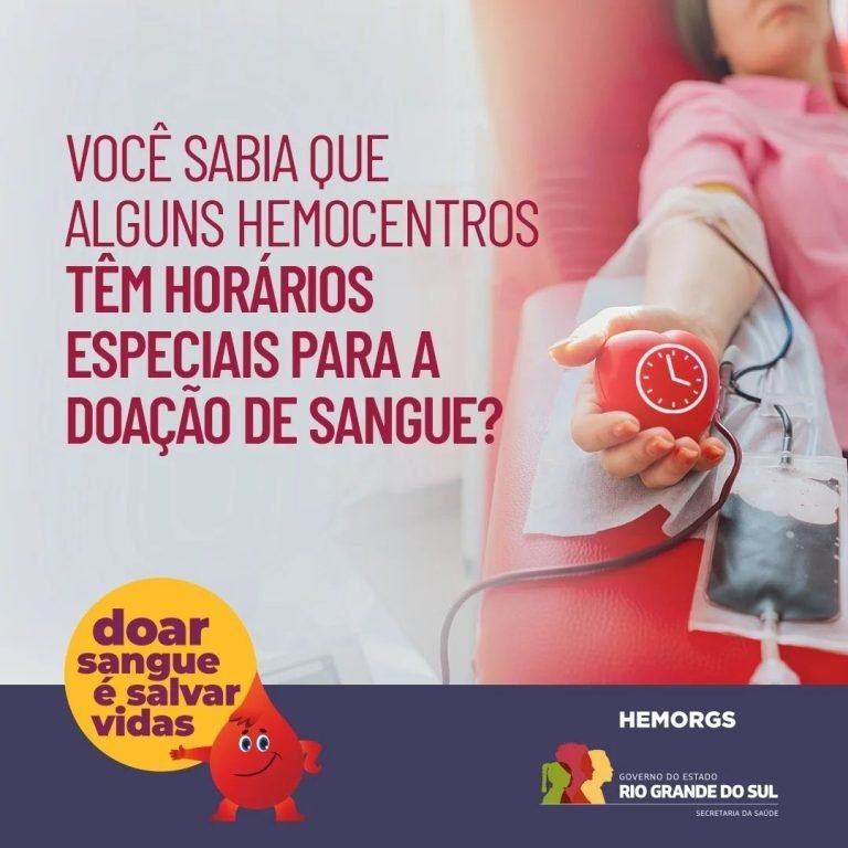 Tá difícil de achar um tempinho pra doar sangue? Bom, além de doadores terem dispensa assegurada nos seus locais de trabalho uma vez ao ano, alguns hemocentros têm horários estendidos ou funcionam aos...