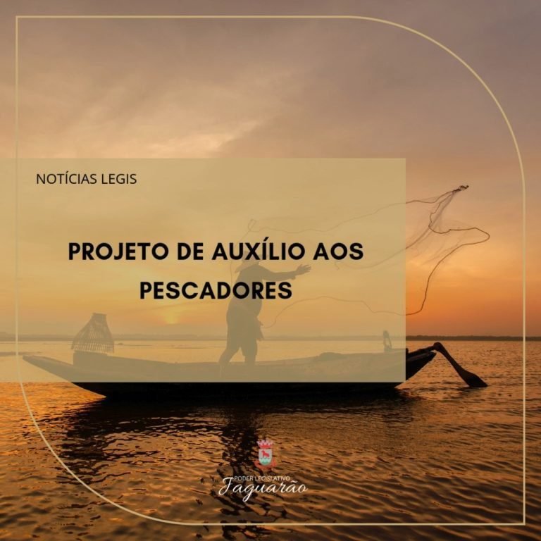 Visando o atendimento aos pescadores quanto ao auxílio no período de defeso da piracema, que o Vereador Lisandro Lenz apresentou o Projeto de lei 21/24 altera o artigo 1º da Lei Ordinária nº 5.512, d...